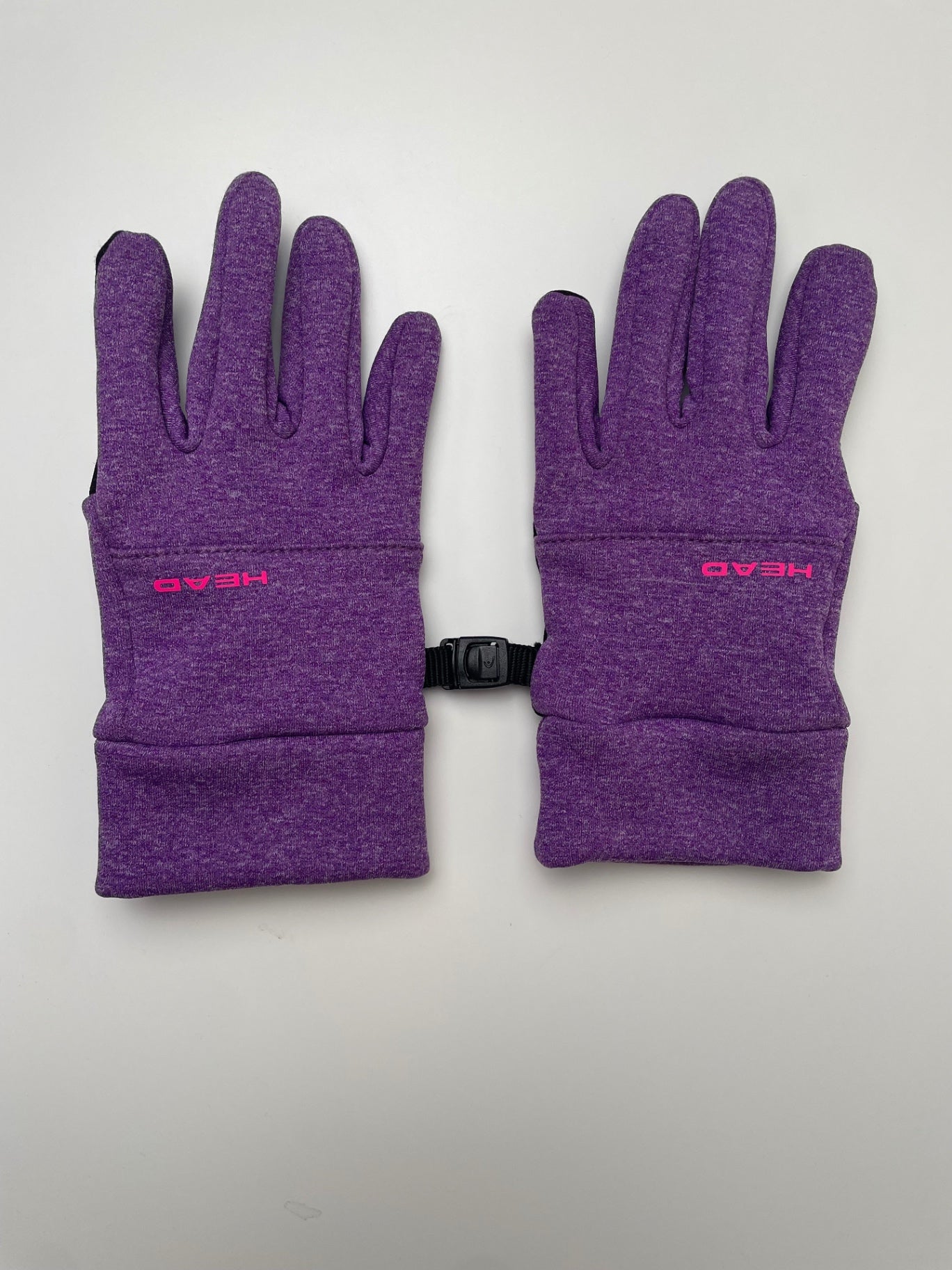 Head Gloves - Purple Heathered + Grip | size M