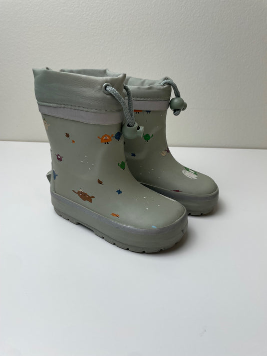 Tchibo Shoes - Green Monster Pattern Boots | size Shoe 6.5