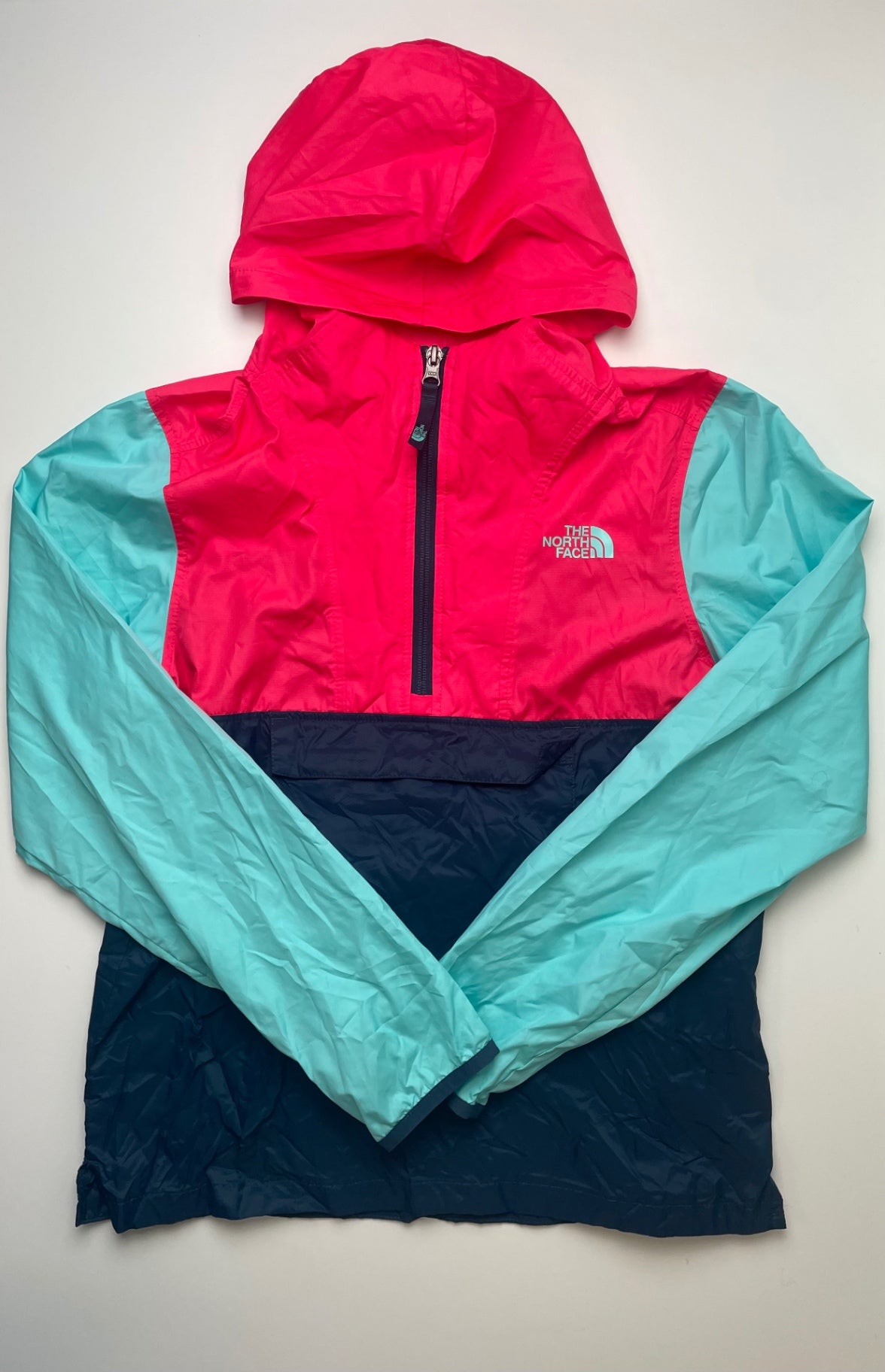 The North Face Jacket - Multicolor Packable Windbreaker | size 14/16
