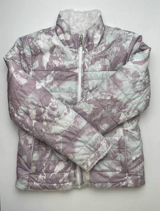 The North Face Coat - Purple Reversible Puffer/Fleece | size 14/16