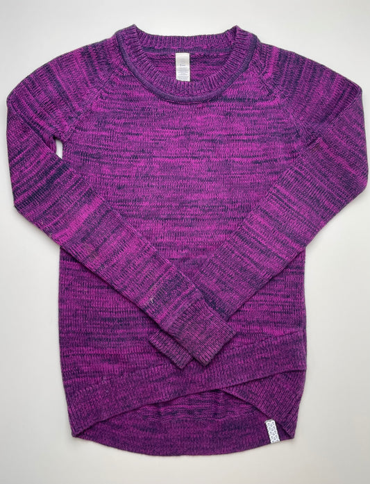 Ivivva Sweater - Purple Heathered 100% Cotton | size 10