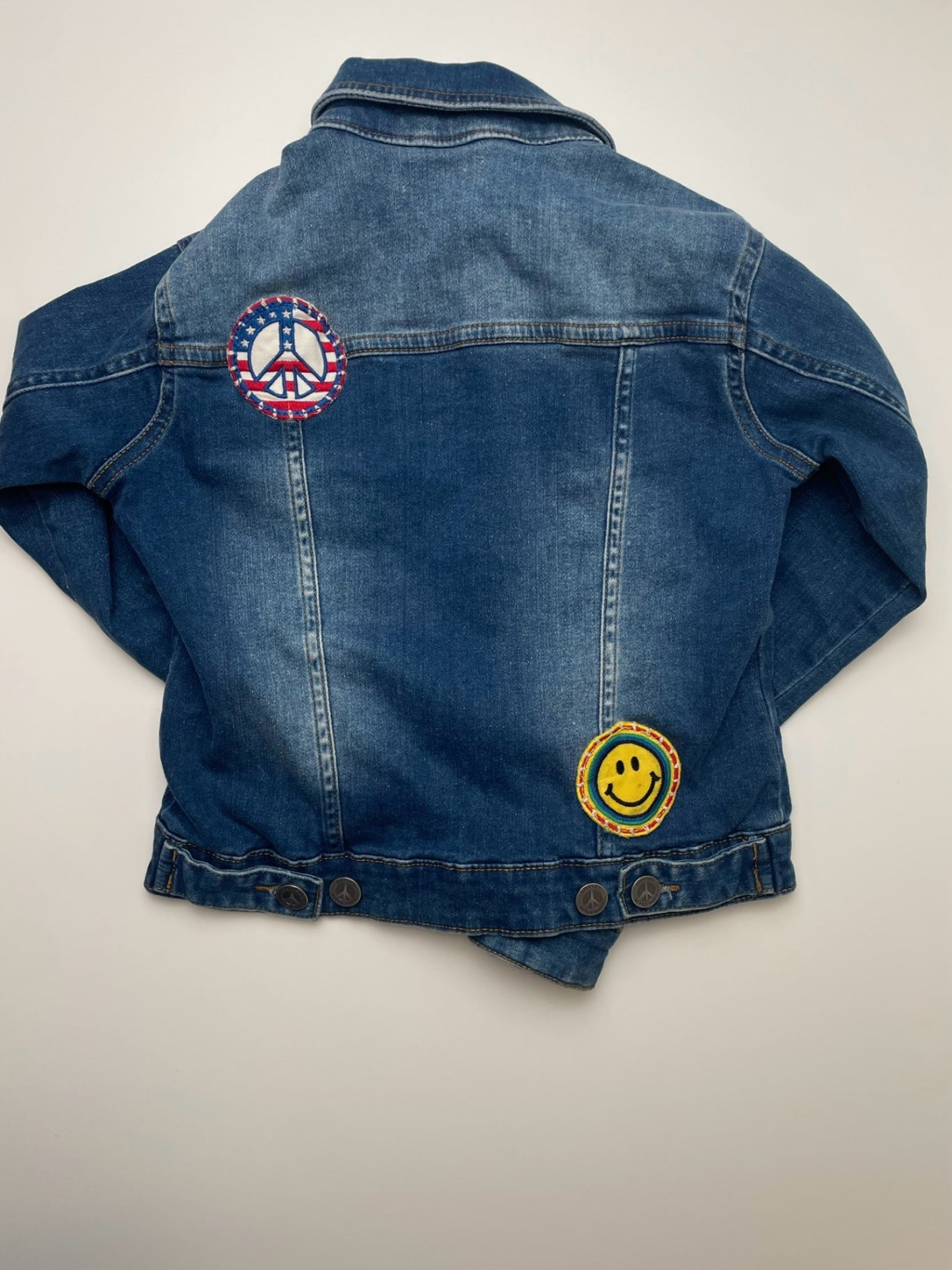 Butter Jacket - Blue Denim + Patches | size 7/8