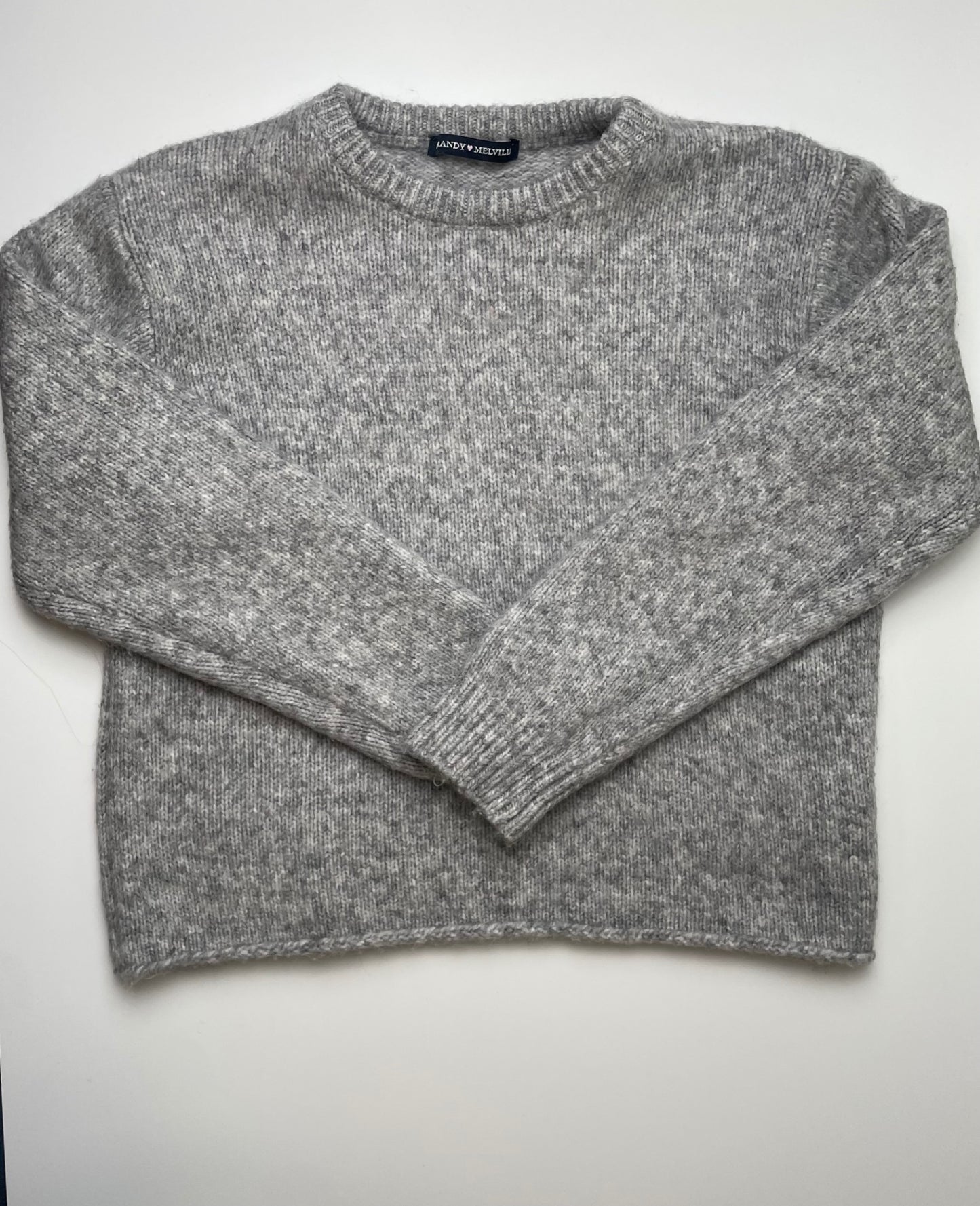 Brandy Melville Sweater - Gray Crewneck | size 10