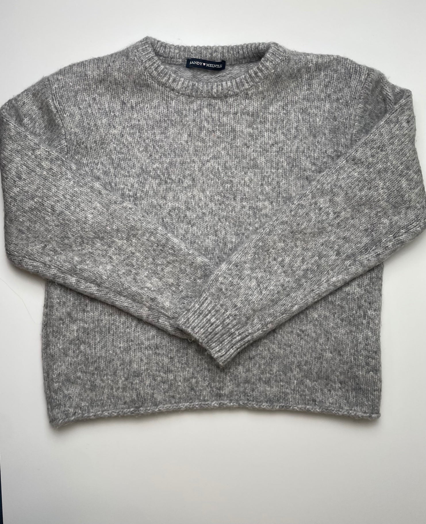Brandy Melville Sweater - Gray Crewneck | size 10