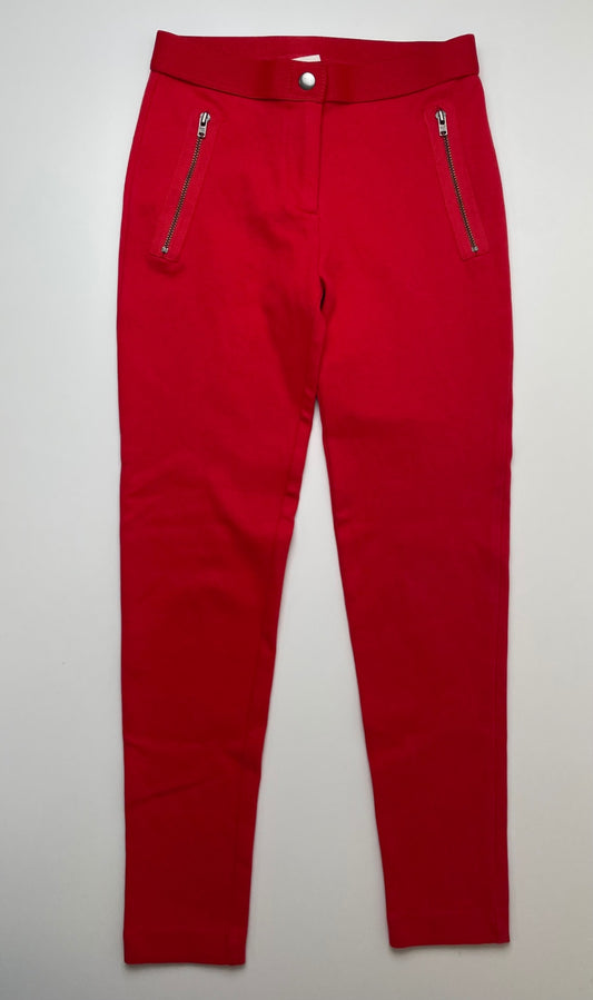 Crewcuts Leggings - Red Zipper Pockets | size 10