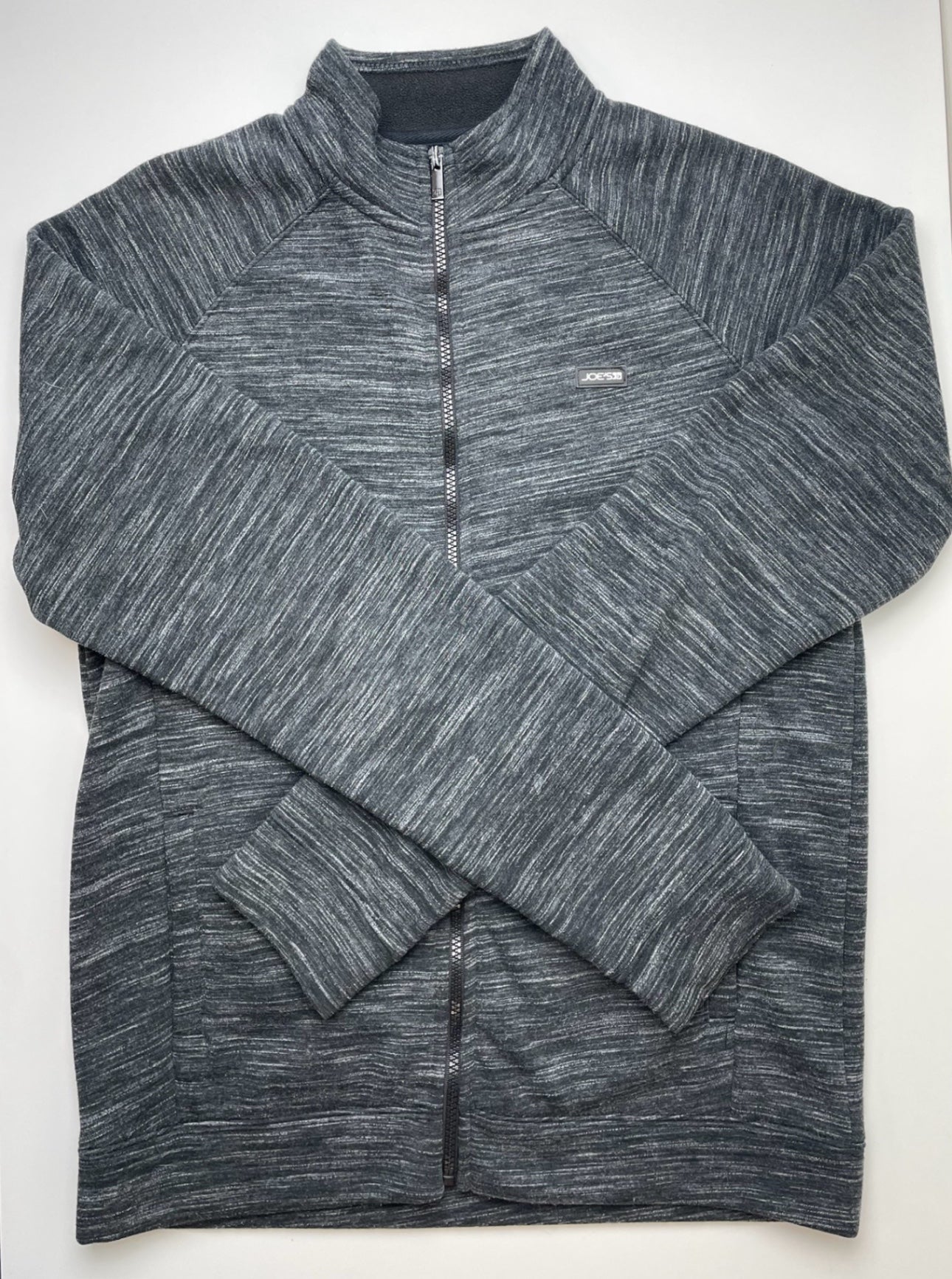 Joe's Jeans Sweatshirt - Gray Heathered Full Zip | size 18/20