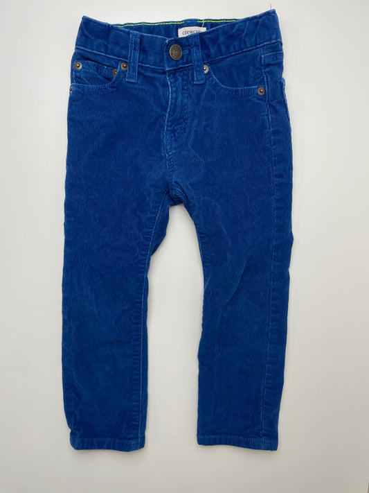 Crewcuts Pants - Blue Corduroy | size 3T