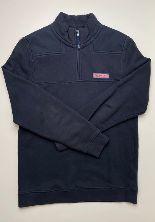 Vineyard Vines Sweatshirt - Navy Blue 1/4 Zip | size 16