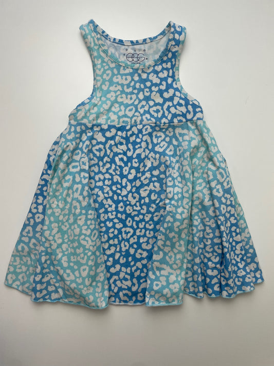 EGG New York Dress - Blue Ombre Animal Print | size 2T