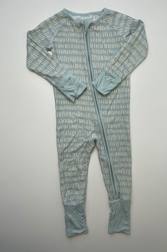 Little One Shop Onesie - Blue Stripes | size 12 - 18 Months