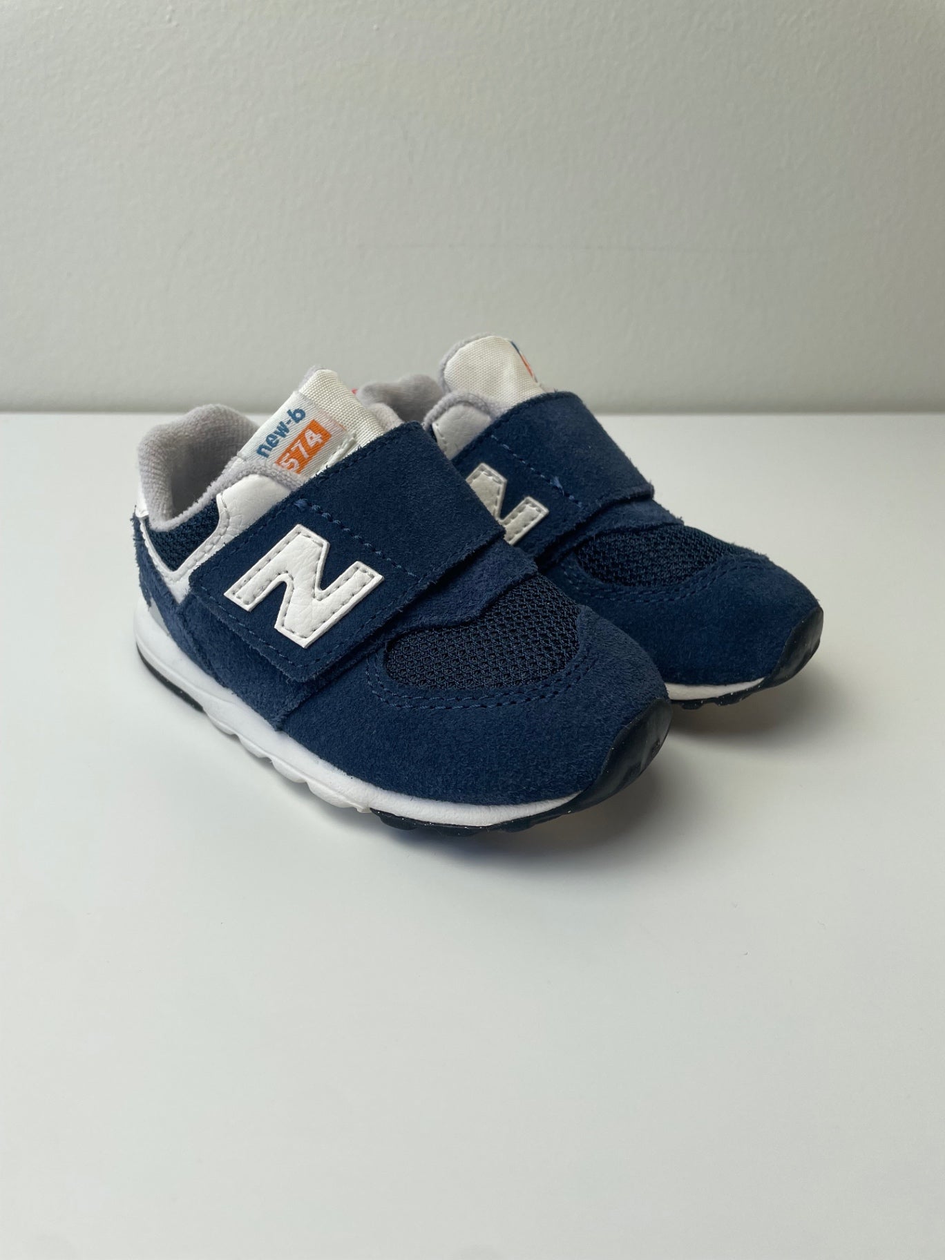 New Balance Shoes - Navy Blue 574 New-B Velcro Sneaker | size Shoe 5