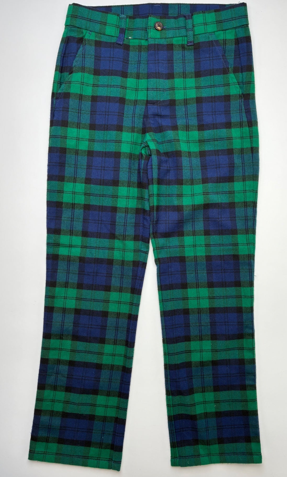 Gymboree Pants - Green Plaid Trousers | size 8