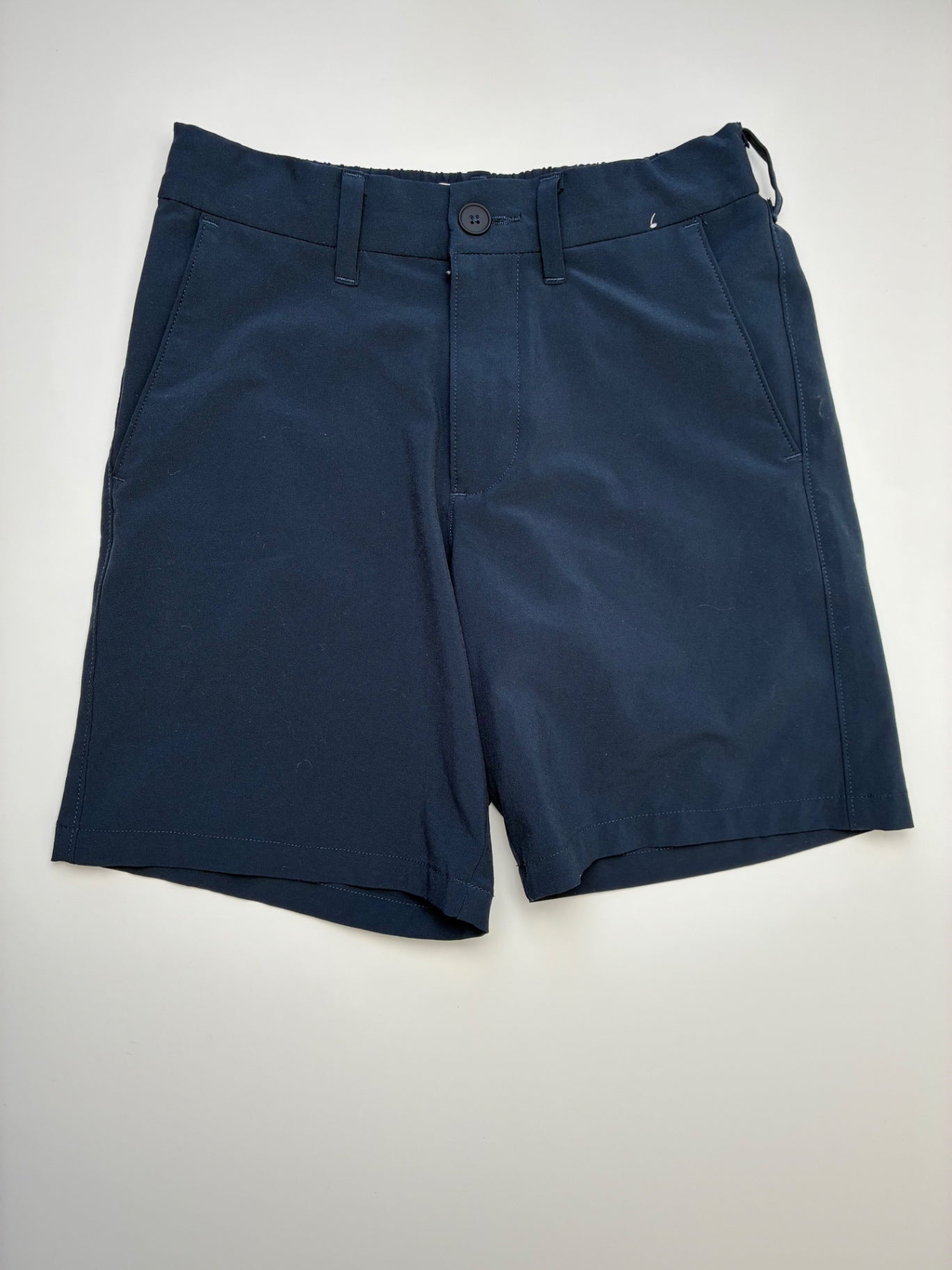 Abercrombie Kids Shorts - Navy Blue Solid Elastic Waist | size 9/10
