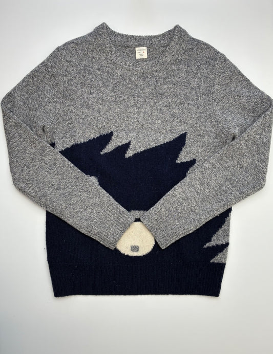 Crewcuts Sweater - Gray Monster 100% Wool | size 8