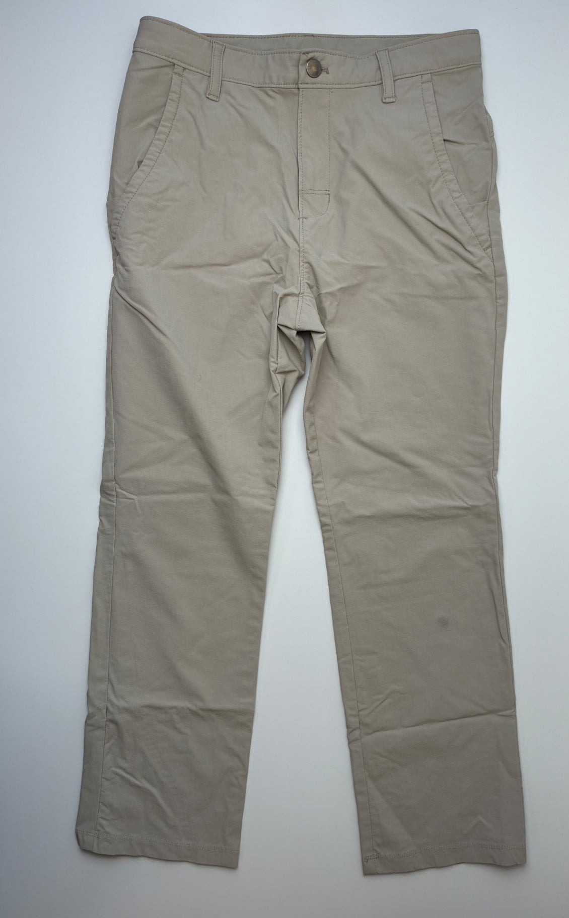 Old Navy Pants - Tan Athletic Slim Khaki | size 10/12