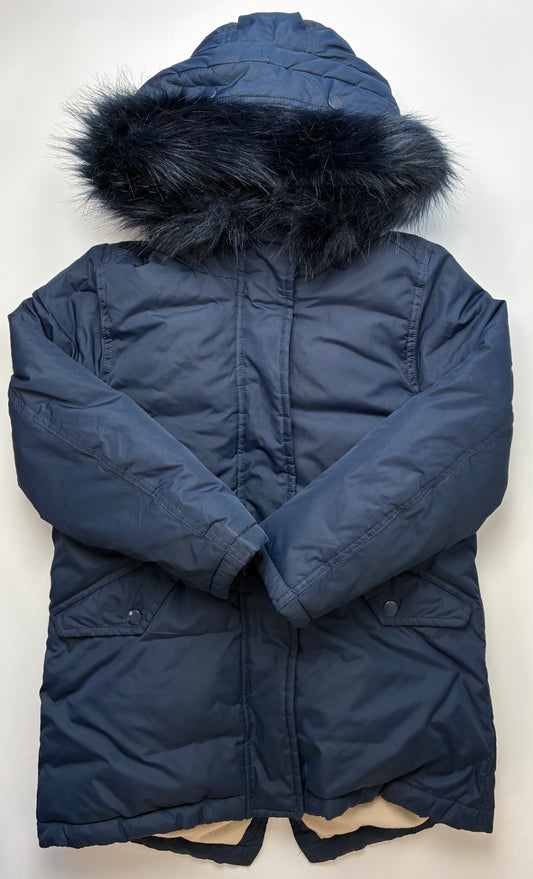 J. Crew Puffer Coat - Navy Removable hood | size M