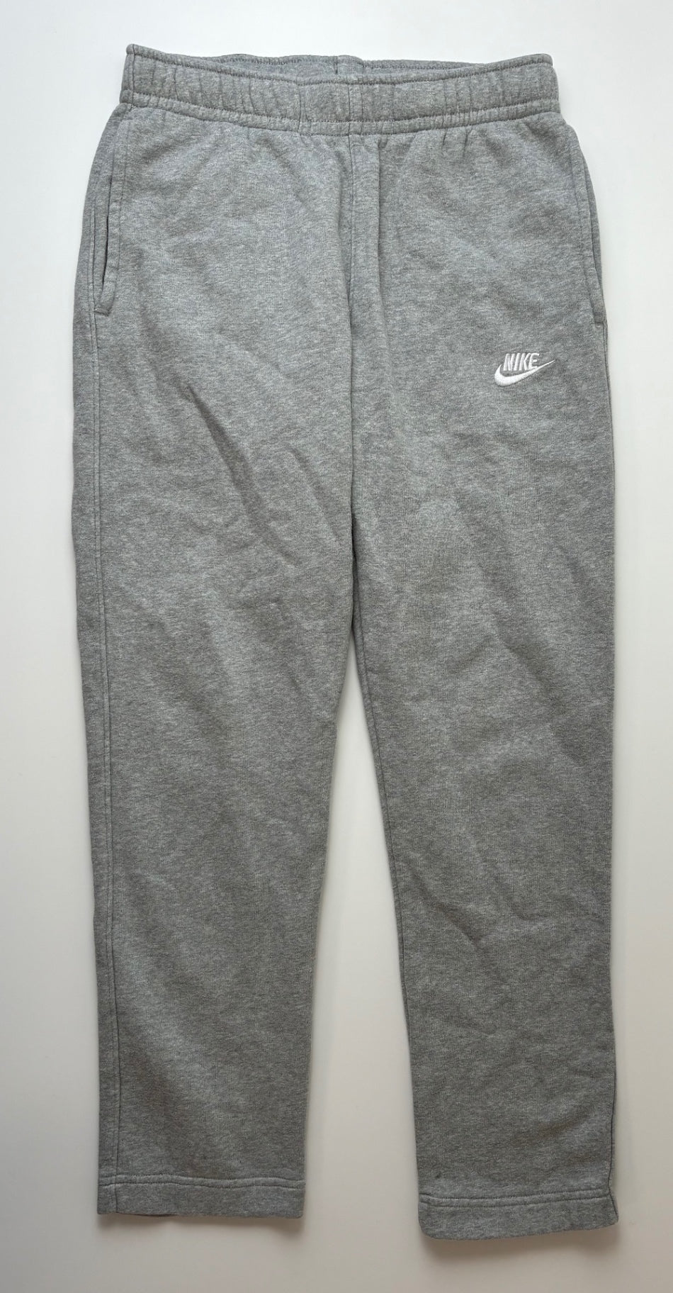 Nike Sweatpants - Gray Heathered Tapered Leg | size 8/9