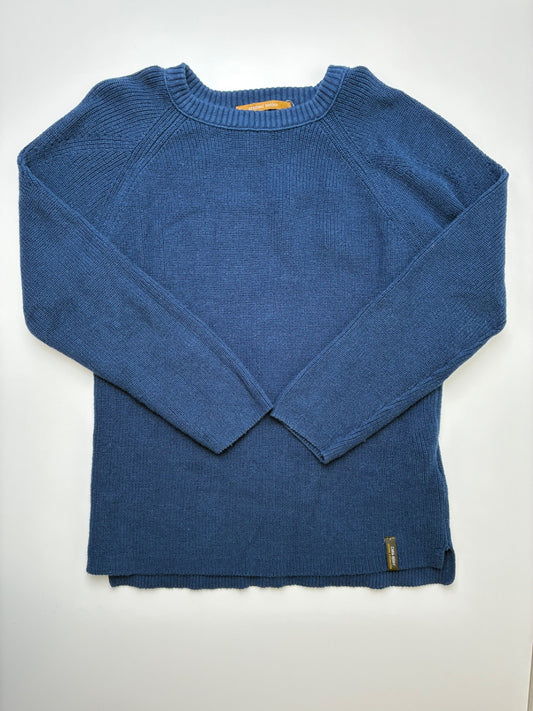 Zara Sweater - Navy Blue Solid Crewneck | size 7