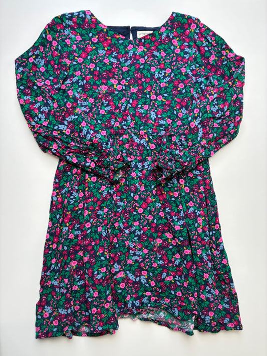 Crewcuts Dress - Multicolor Floral Long Sleeve | size 7
