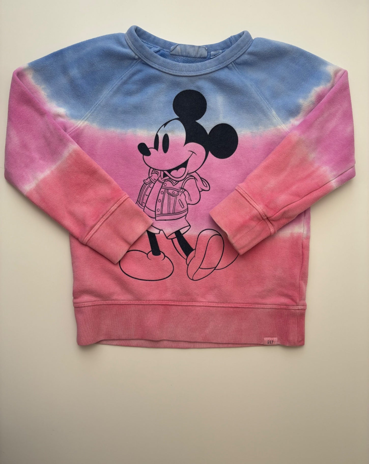 Baby Gap Sweatshirt - Multicolor Tie Dye Mickey Mouse | size 5T