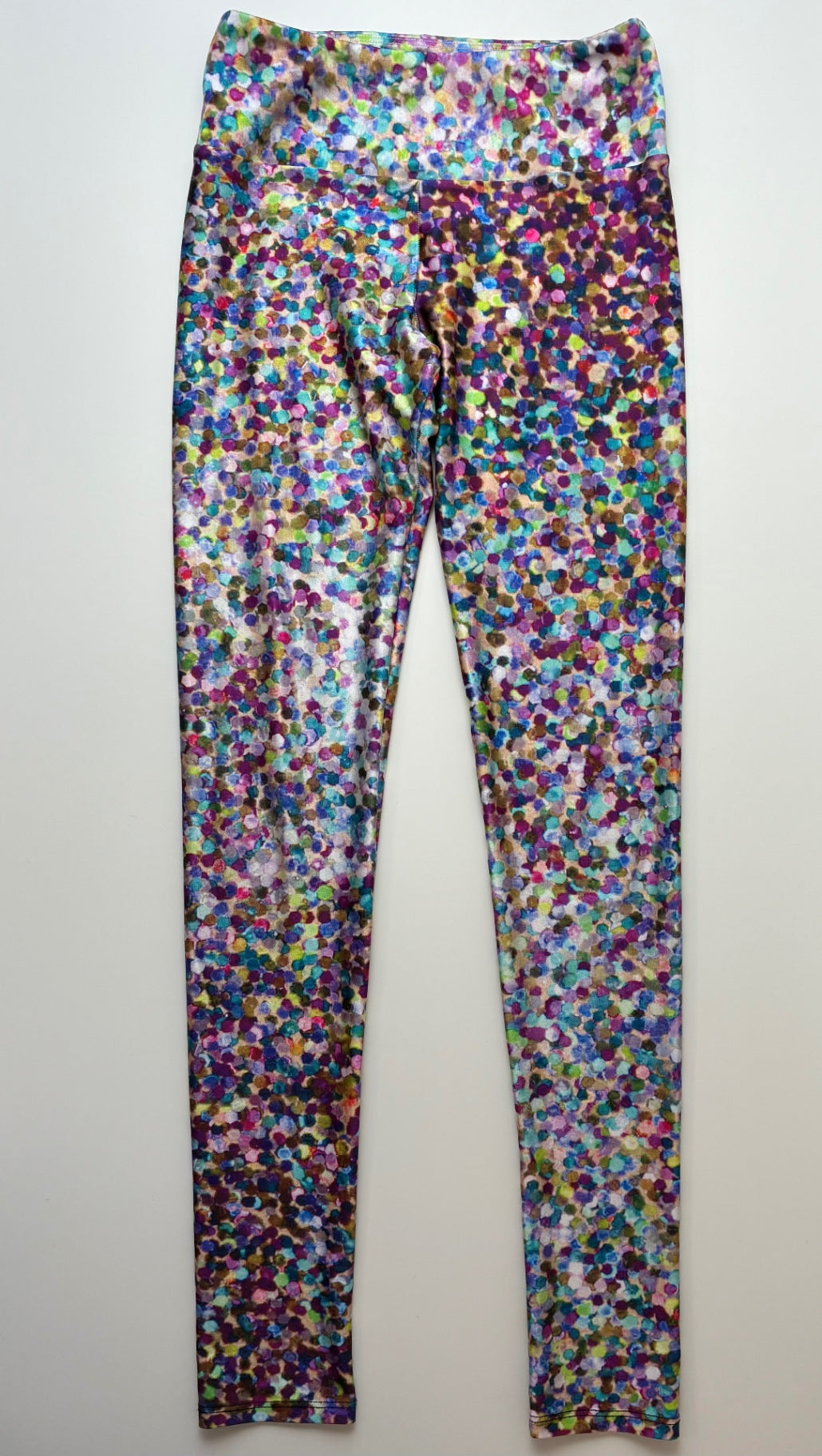 GoldSheep Leggings - Multicolor Kaleidoscope Pattern (Adult Size S) | size S