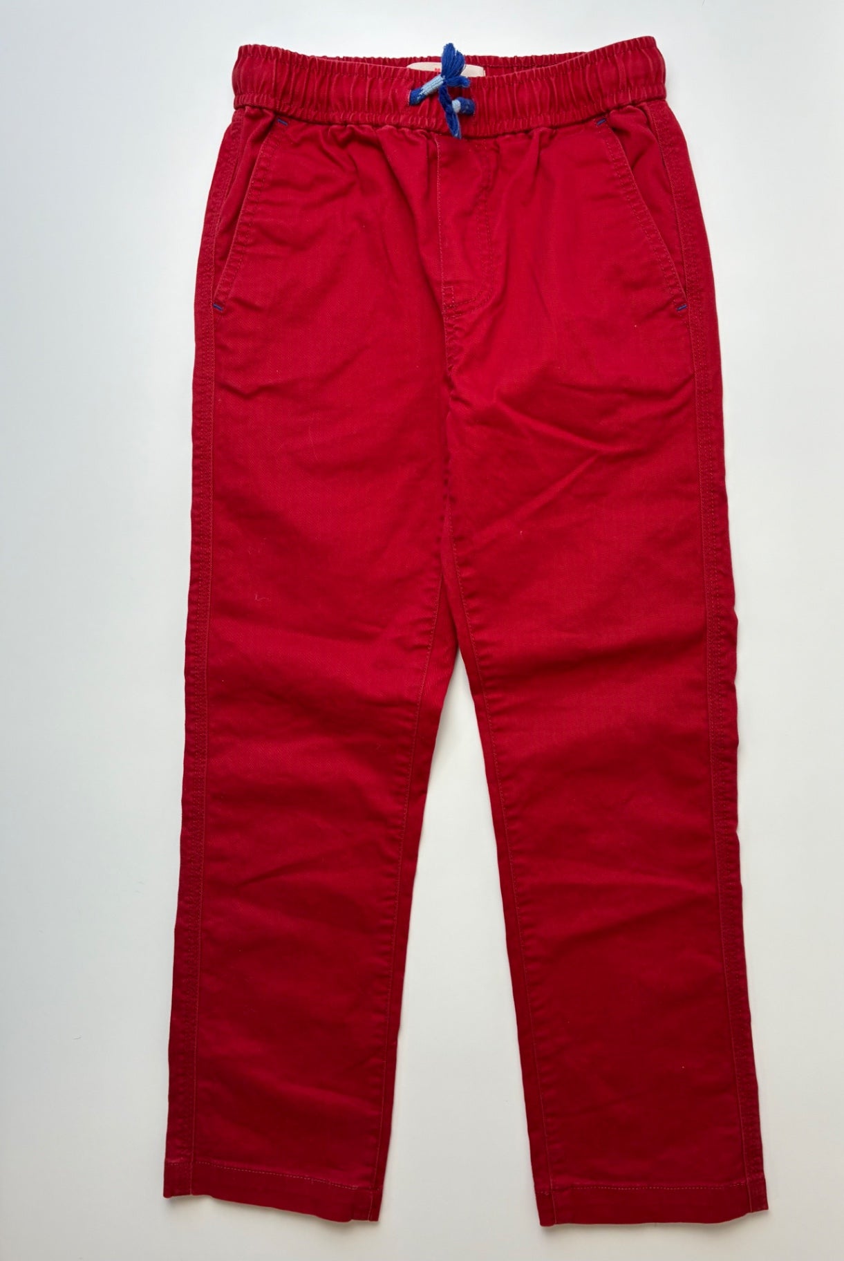 Mini Boden Pants - Red Elastic Waist | size 8
