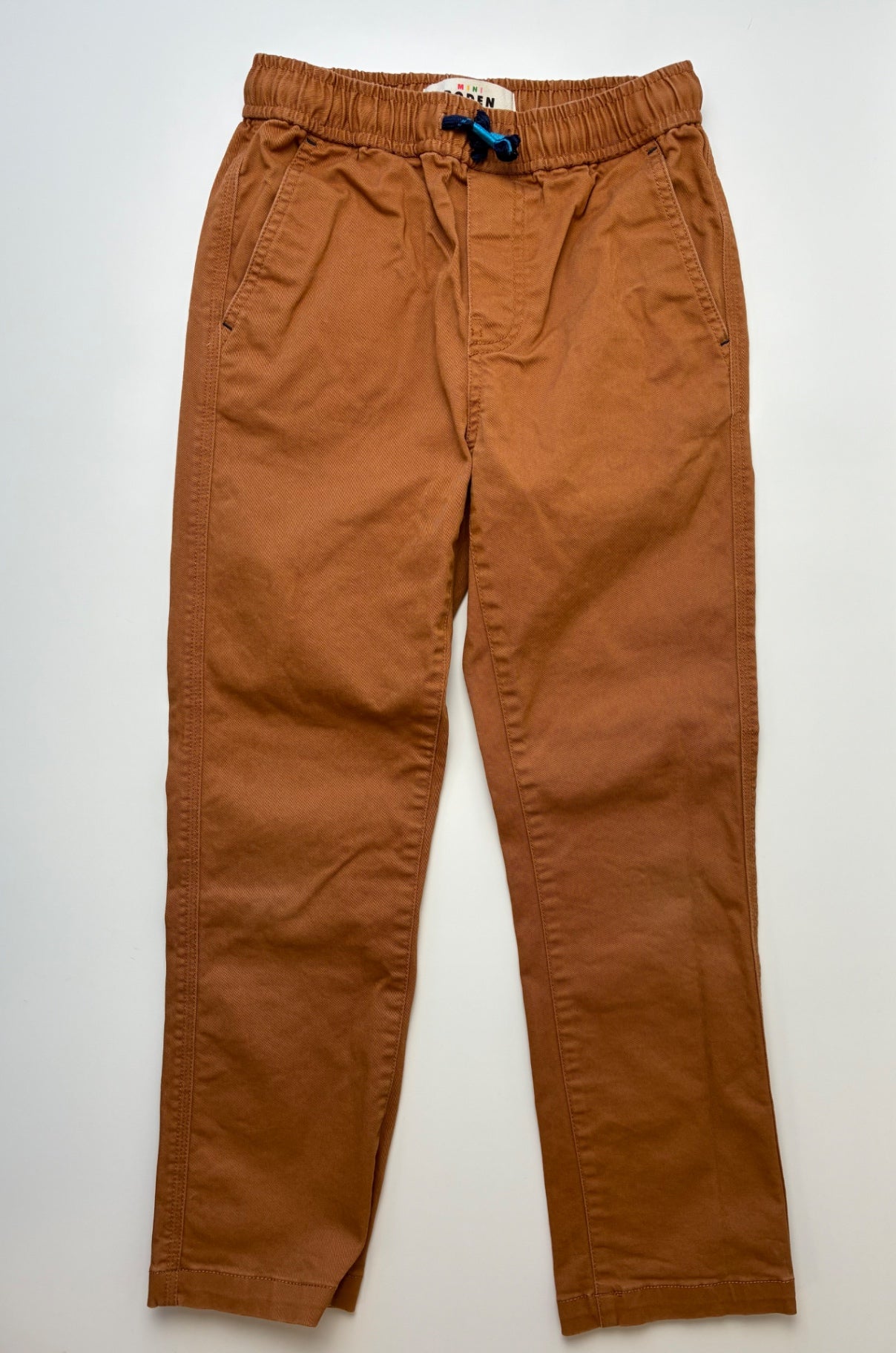 Mini Boden Pants - Tan Elastic Waist | size 8