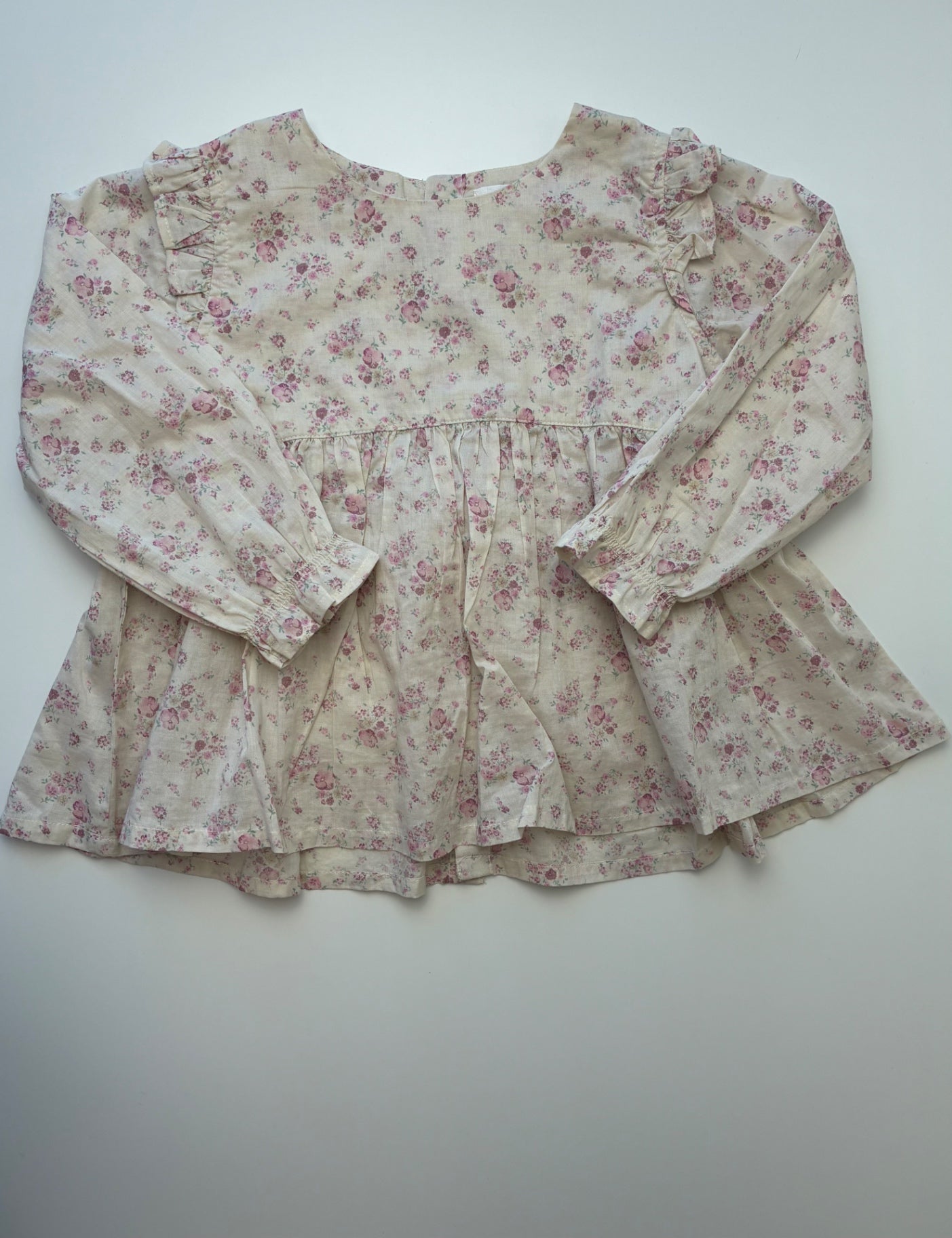 Jamie Kay Dress - Pink Floral 100% Organic Cotton | size 3T