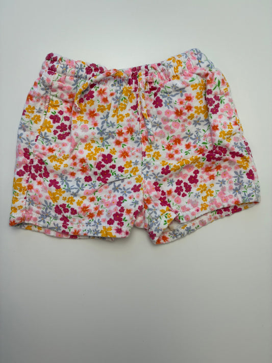 Old Navy Shorts - Multicolor Floral Drawstring | size 2T