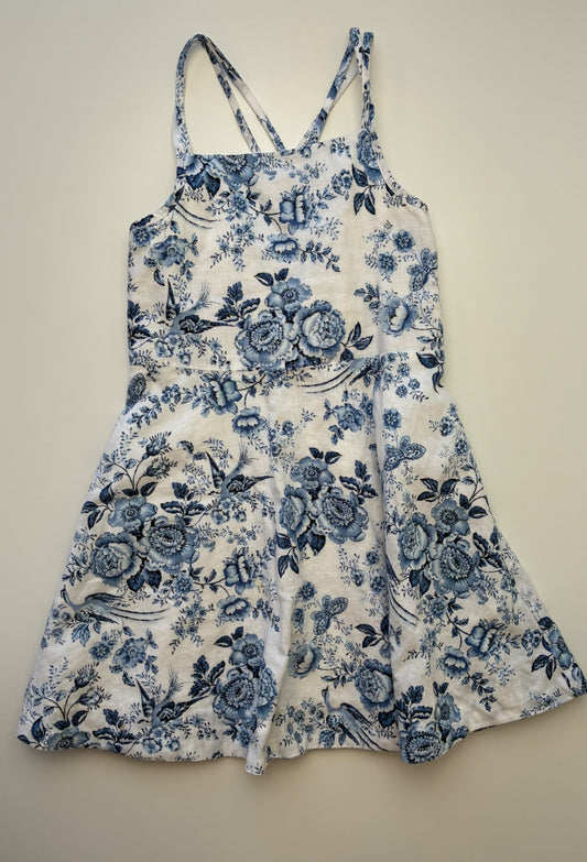 Polo Ralph Lauren Dress - Blue Floral Cross-Strap | size 4T