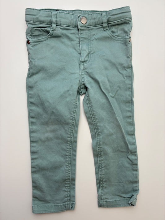 Jacadi Pants - Green Trousers | size 24 Months
