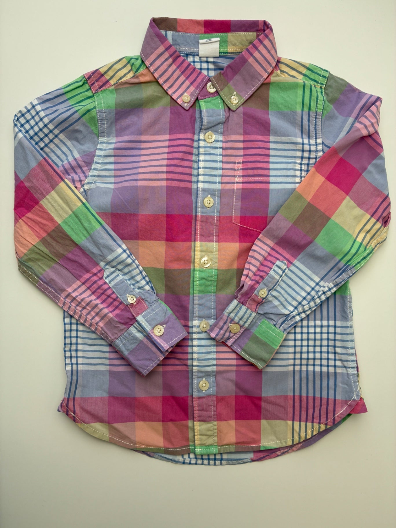 Baby Gap Shirt - Multicolor Plaid Button Down | size 5T