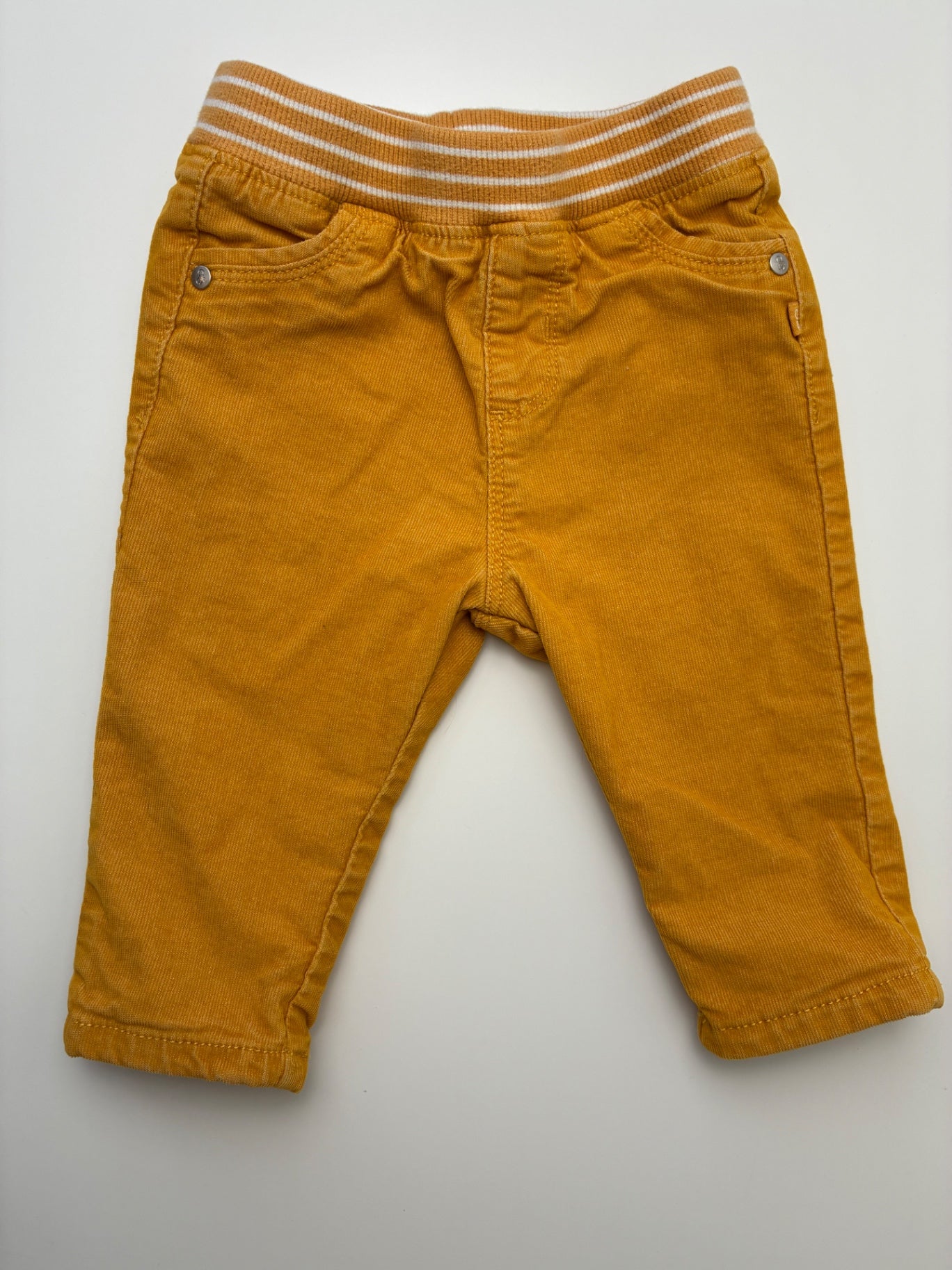 Obaibi Pants - Yellow Corduroy | size 6 Months