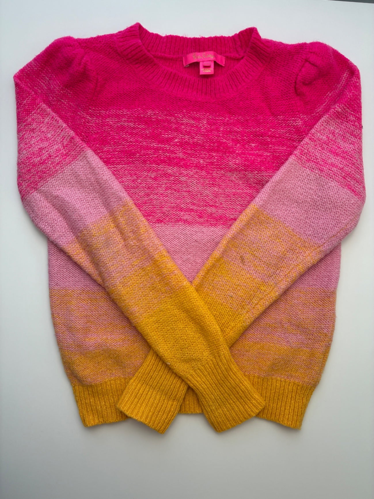Lilly Pulitzer Sweater - Pink Ombre (Adult Size XXS) | size 10/12
