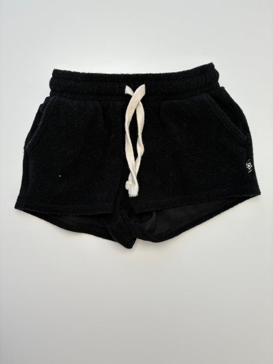 Pixie Lane Shorts - Black Terry Cloth | size 3T