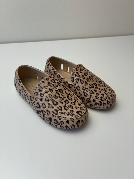 Floafers Shoes - Brown Animal Print Rubber Loafers | size Shoe 6