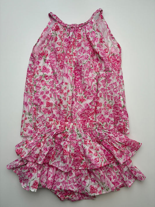 Alice Kathleen & Company 2 Piece Ensemble - Pink Floral Blouse + Skirt | size 2T