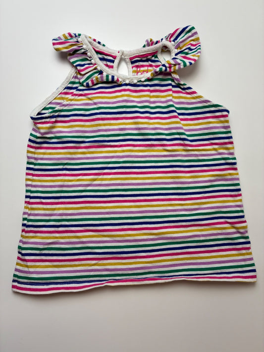 Mini Boden Tank Top - Multicolor Striped | size 5T/6