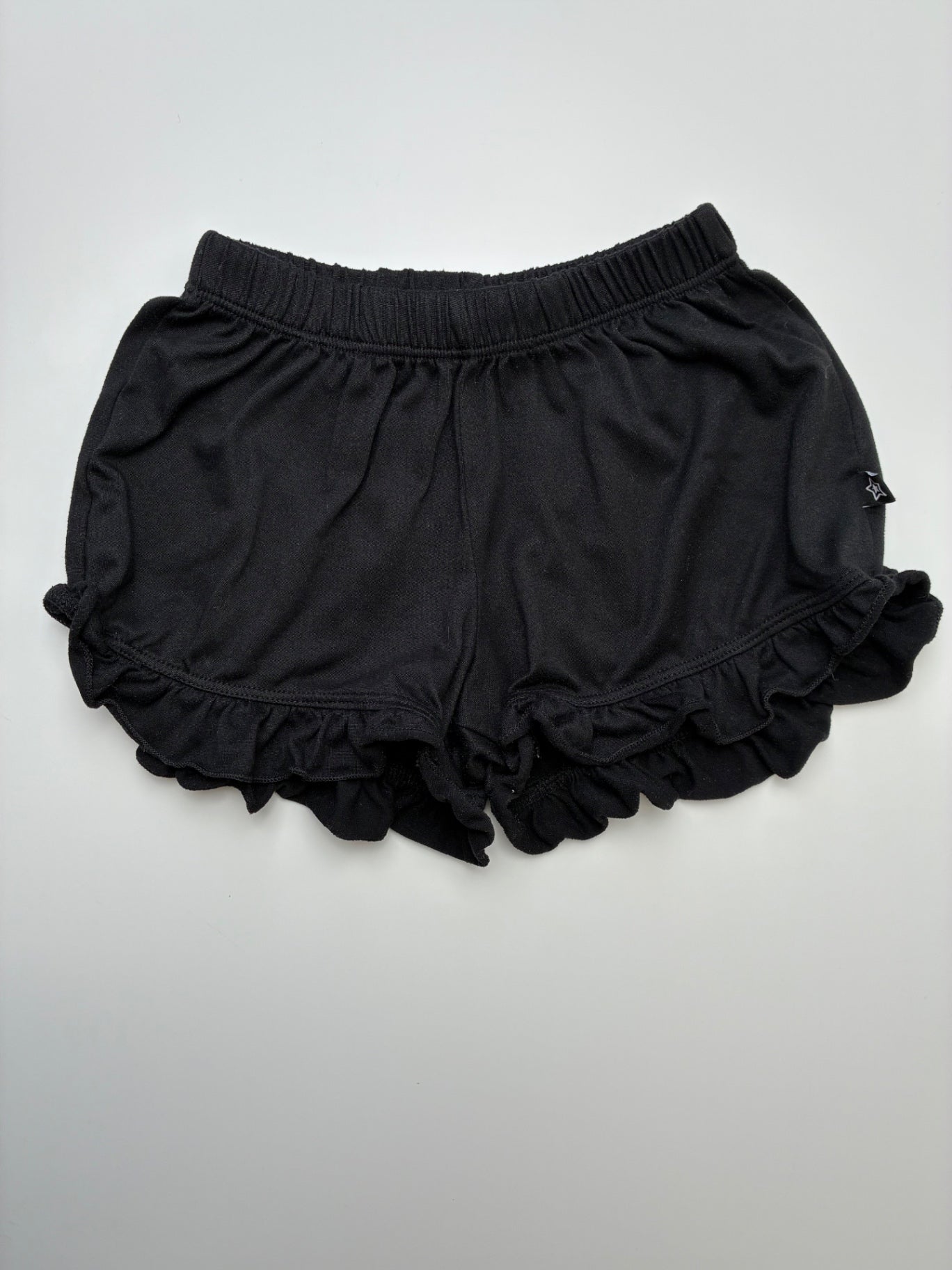 Pixie Lane Shorts - Black Ruffle Hem | size 4T