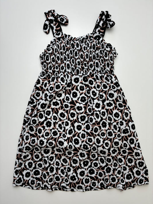 Diane Von Furstenberg x Target Dress - Black Shirred Floral Dress | size 2T