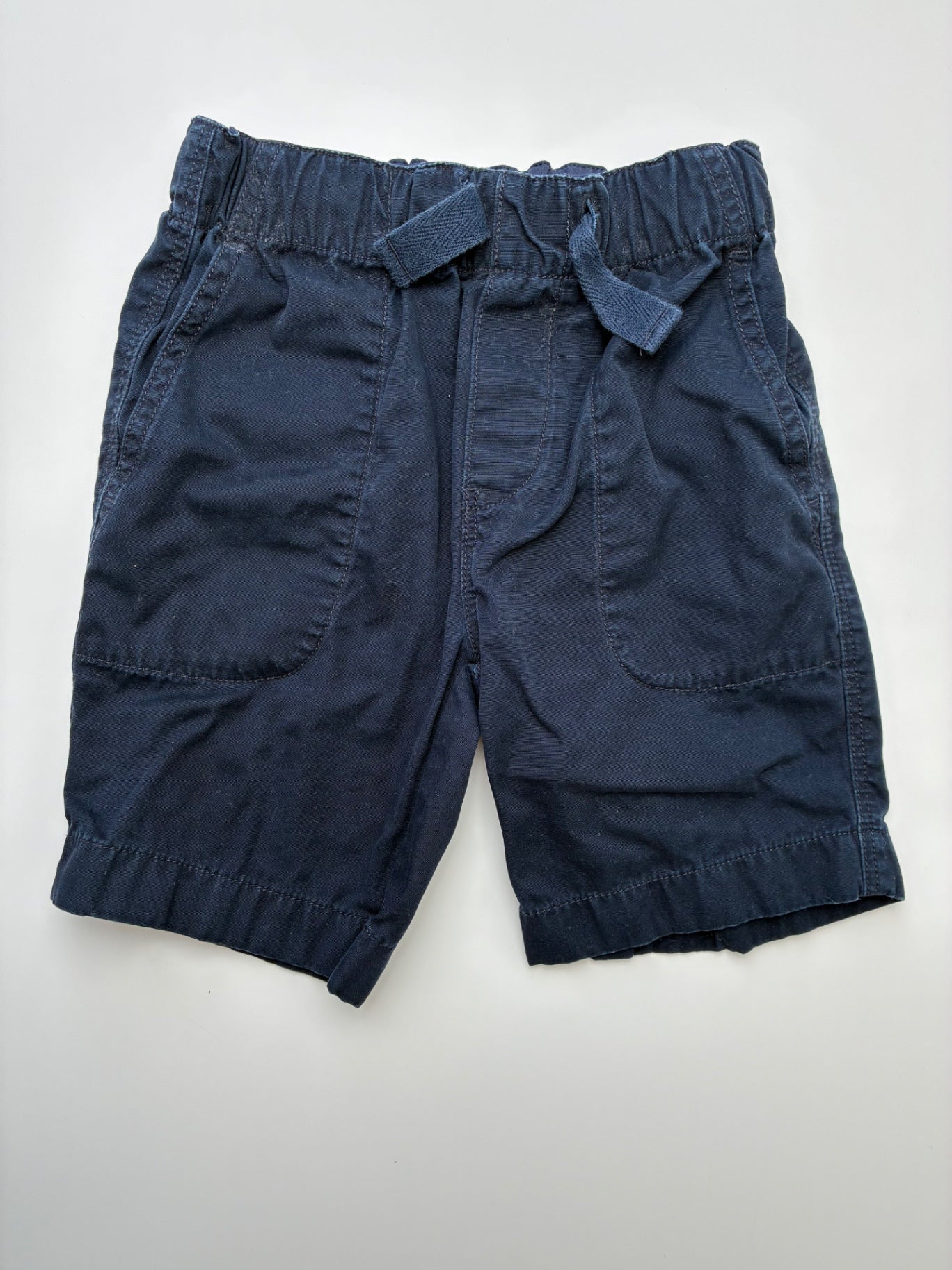 Crewcuts Shorts - Navy Blue Elastic Waist Chino | size 5T