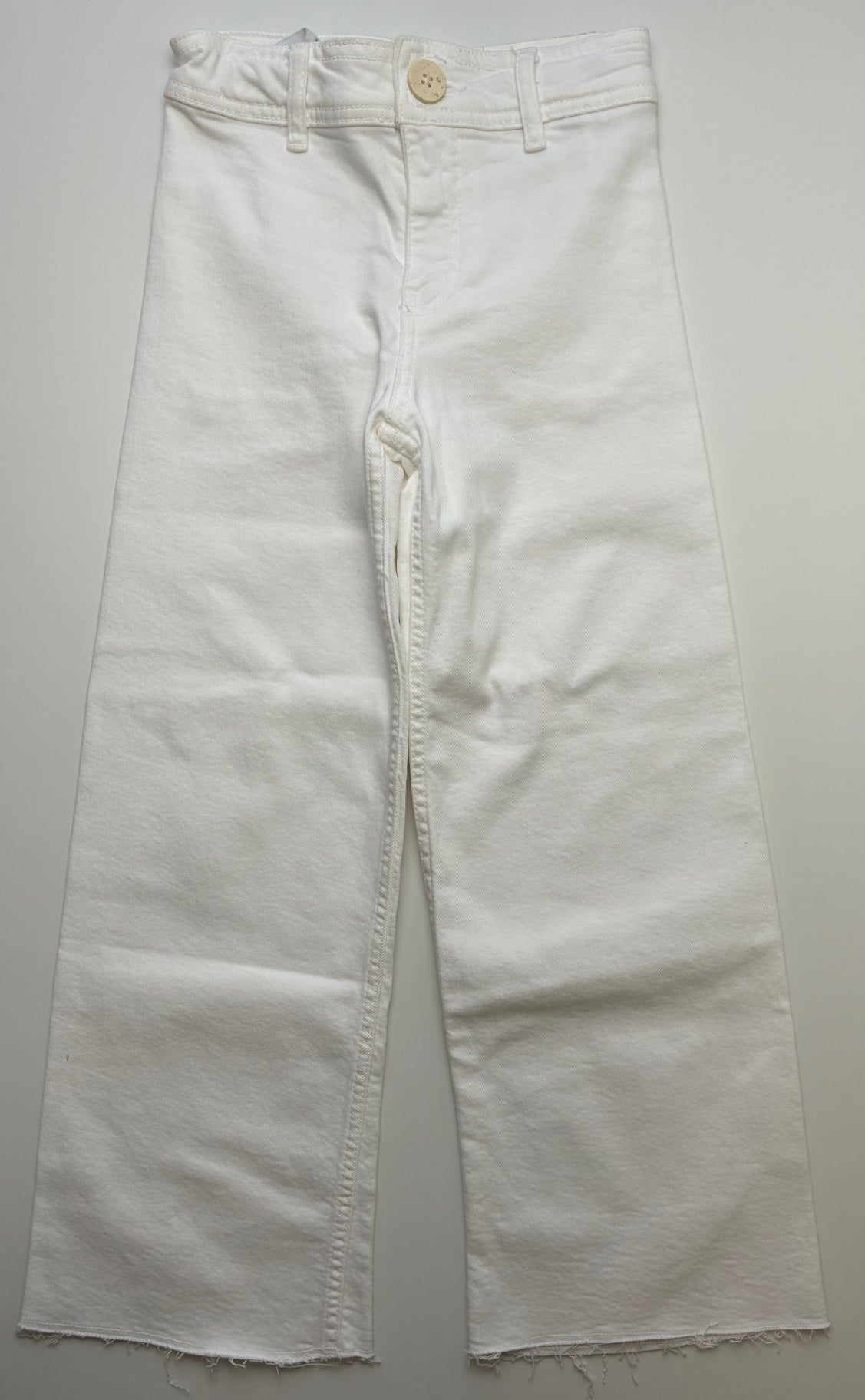 Zara Jeans - White Marine Pant Wide Leg | size 8