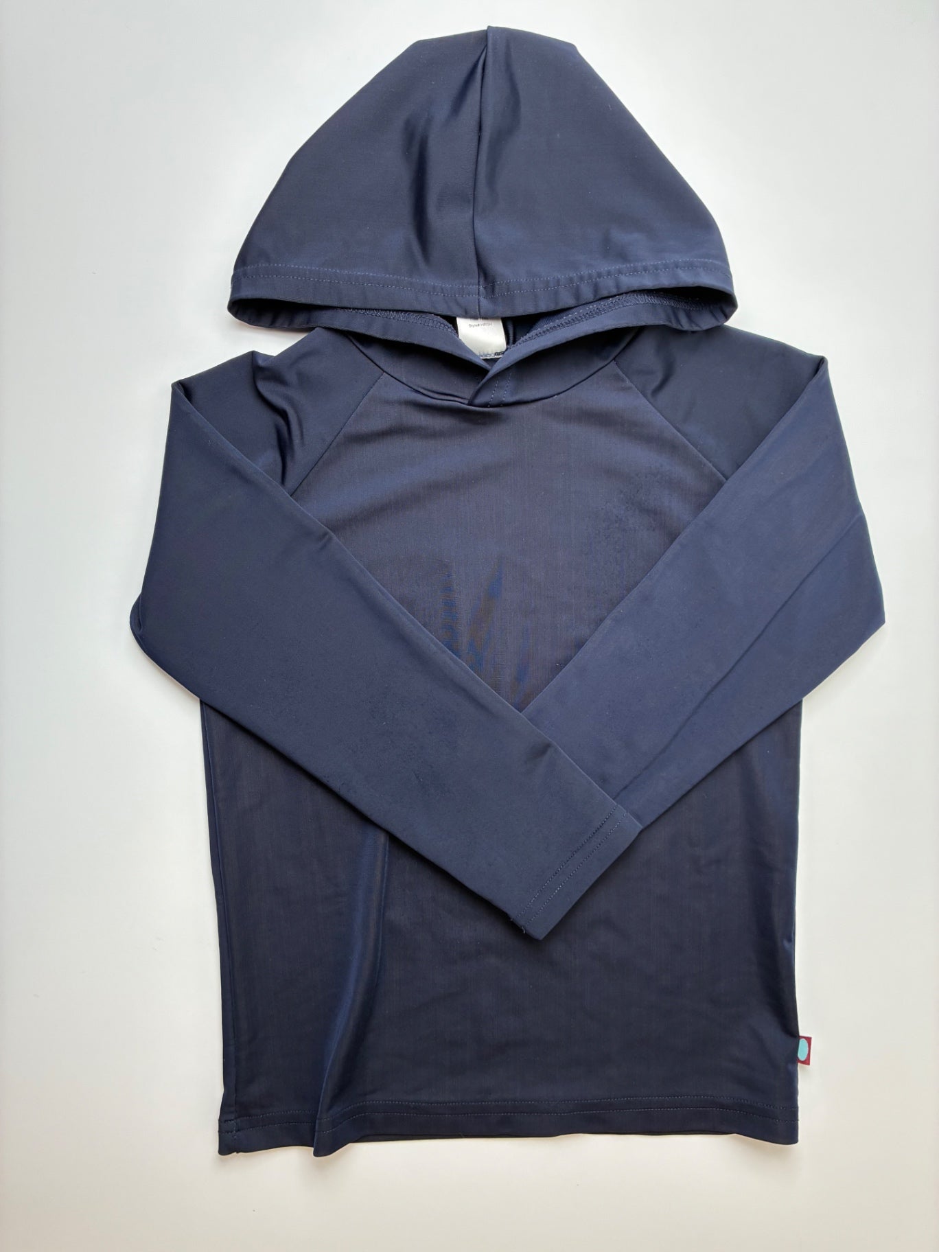 City Threads Long Sleeve T-Shirt - Navy Blue UPF 50+ w/ Hood | size 6