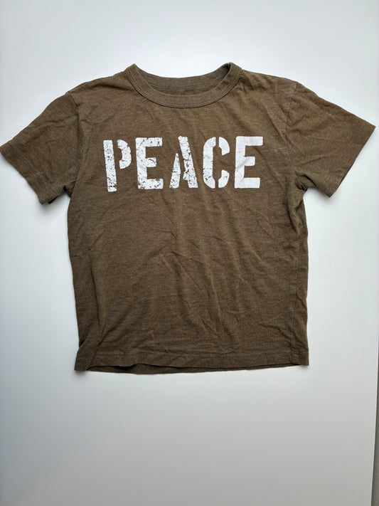 Chaser T-Shirt - Brown 'Peace' | size 7