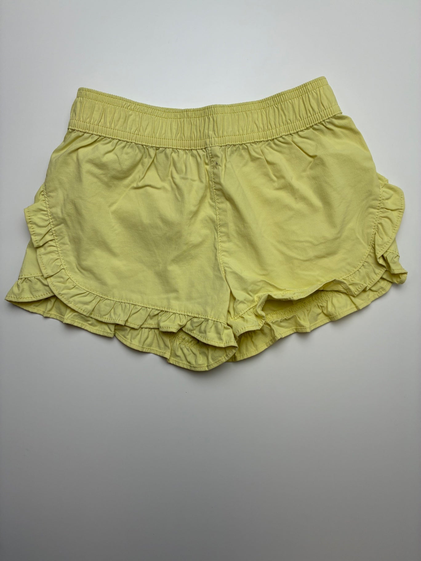 Crewcuts Shorts - Yellow Ruffle Hem | size 7
