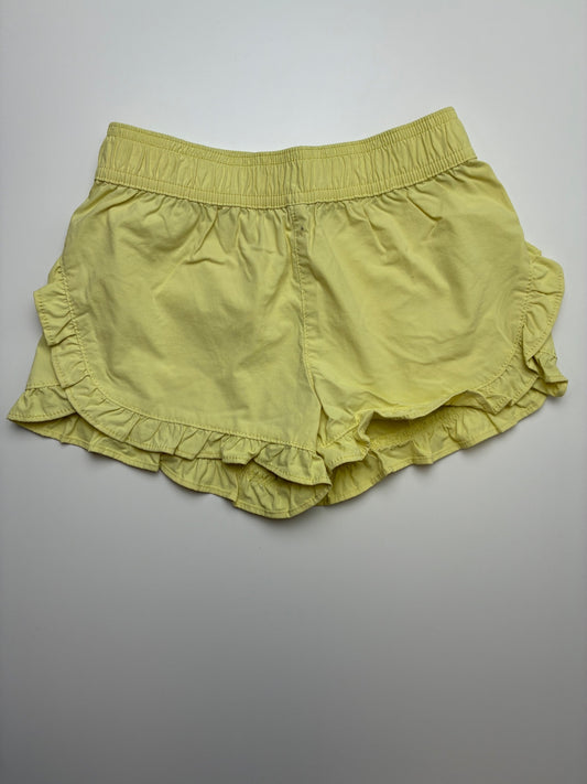 Crewcuts Shorts - Yellow Ruffle Hem | size 7