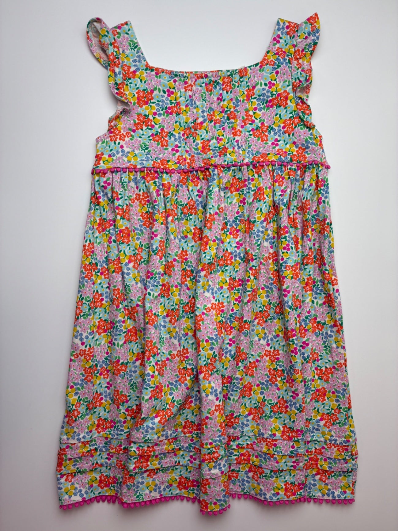 Mini Boden Dress - Multicolor Floral Sleeveless | size 6/7