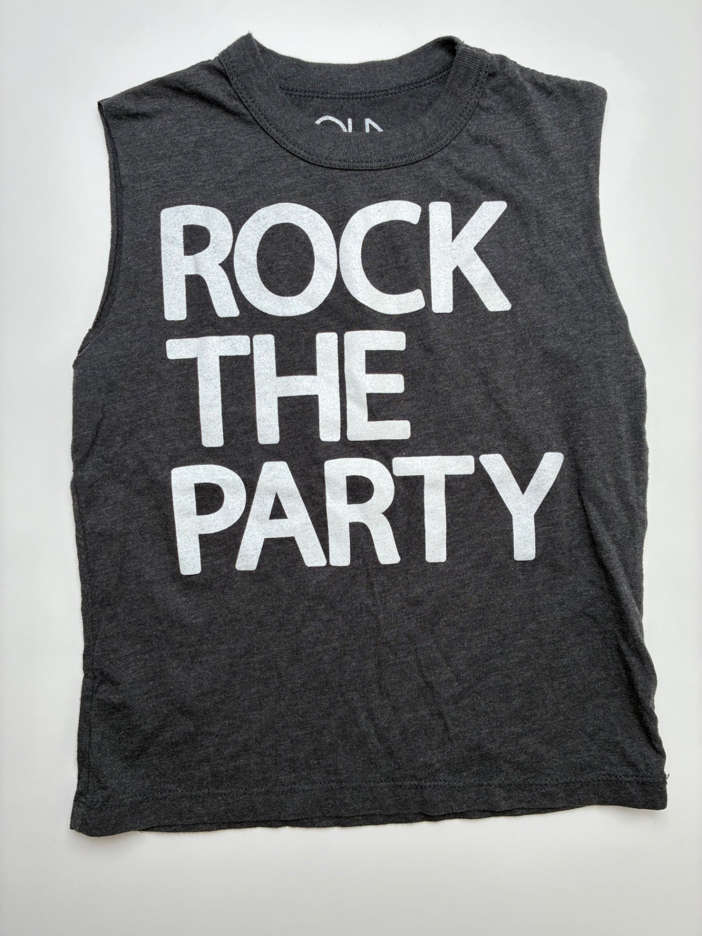 Chaser Tank Top - Black 'Rock The Party' | size 6