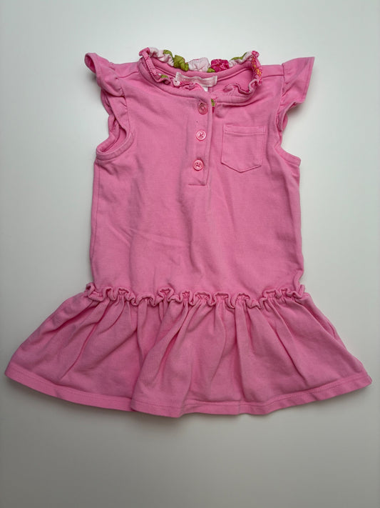Janie and Jack Dress - Pink Polo Dress | size 6 - 12 Months