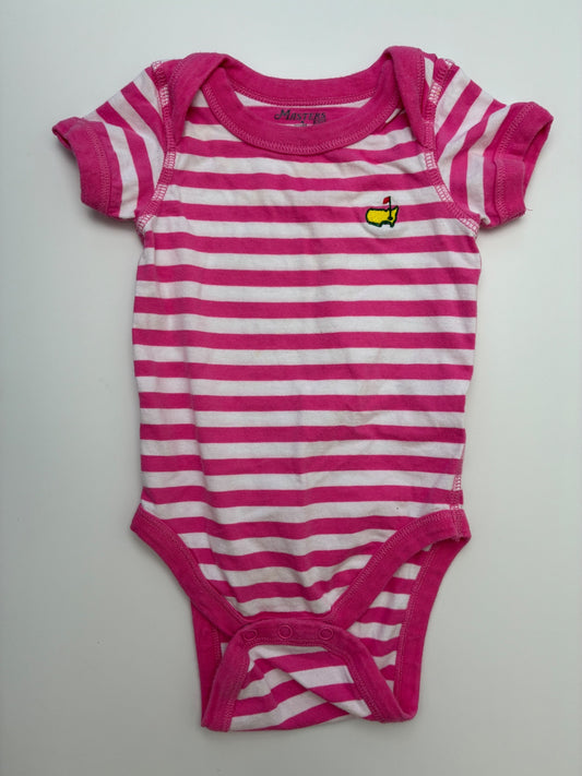 Masters Onesie - Pink Striped | size 12 Months
